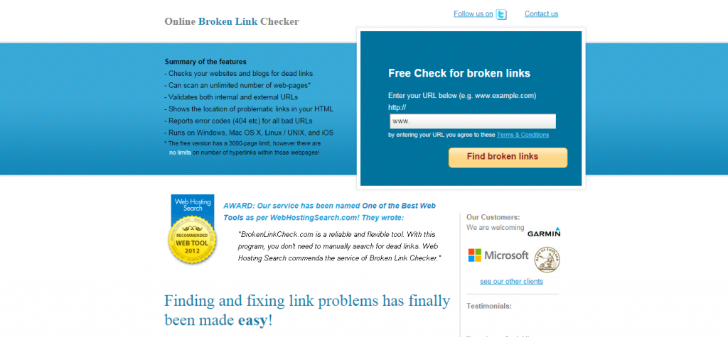 Free Broken Link Checker Anariel Design