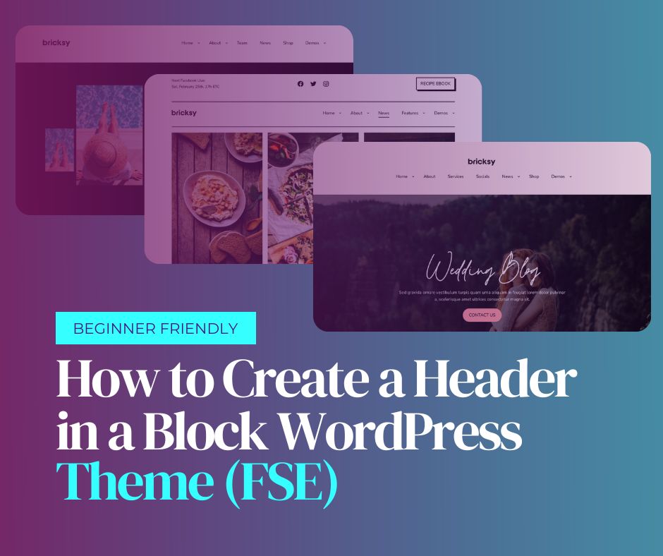  how to create header in wordpress Anariel Design